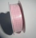 Klik her for at se flere billeder og f� mere information om varen:&nbsp; 265 Ternet Silkebånd m. tråd - Rosa - pr.m.