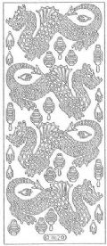 Klik her for at se flere billeder og f� mere information om varen:&nbsp; 1162 Stix Orient - Drage * 4 på ark *