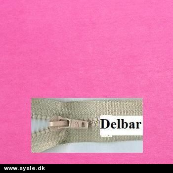 Lynlås - 6mm Delbar delrin - Pink