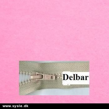 Lynlås - 6mm Delbar delrin - Rød Lysest (rosa)