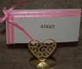 Klik her for at se flere billeder og f� mere information om varen:&nbsp; Kortholder - Hjerte i Messing - h.4,5 x b.4cm - 1stk.