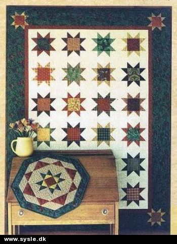 Sp 0119/ Mønster - Patchwork, Shooting Star *SE TILBUD m.STOF*