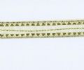 Klik her for at se flere billeder og f� mere information om varen:&nbsp; 7015 Susifix Bånd - Guld m. Guld kant- 25mm - pr.m.