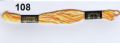 Klik her for at se flere billeder og f� mere information om varen:&nbsp; DMC 117 multi - 108 Orange/Gul - 1dok. *REST*
