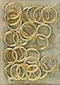 Klik her for at se flere billeder og f mere information om varen:  Metalringe - Messing/Blank Guld/Sølv - 12 i ps.