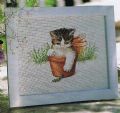 Klik her for at se flere billeder og f� mere information om varen:&nbsp; Hv 33-04-55: Mønster: Killing i korssting 14x19cm *org*