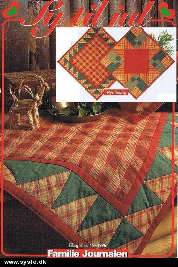 Fj 45-96-97: Mønster: Patchwork duge i 2str. *org*