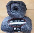 Klik her for at se flere billeder og f� mere information om varen:&nbsp; 0001 Kunstgarn Sort/Grå meleret - 100g 1ng. *UDGÅR*