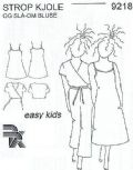 Klik her for at se flere billeder og f� mere information om varen:&nbsp; 9218 BK easy kids - Strop Kjole/Slå om Bluse