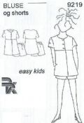 Klik her for at se flere billeder og f mere information om varen:  9219 BK easy kids - Bluse og Shorts (børn)