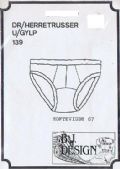 Klik her for at se flere billeder og f� mere information om varen:&nbsp; BJ 0139/ snitmønster - Dr./Herre Trusser u.gylp 8-10år *org*