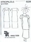 Klik her for at se flere billeder og f mere information om varen:  9226 BK easy kids - -Stropkjole + kort kjole (børn)*