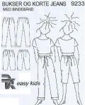 Klik her for at se flere billeder og f� mere information om varen:&nbsp; 9233 BK easy kids - Bukser og korte Jeans (børn)
