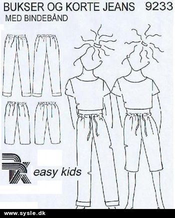 9233 BK easy kids - Bukser og korte Jeans (børn)