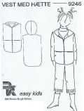 Klik her for at se flere billeder og f� mere information om varen:&nbsp; 9246 BK easy kids - Vest m. hætte (børn) 6 og 10år