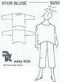Klik her for at se flere billeder og f� mere information om varen:&nbsp; 9250 BK easy kids - Stor Bluse (børn)