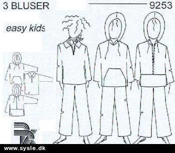 9253 BK easy kids - 3 Bluser (børn)
