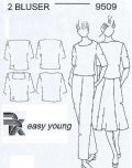 Klik her for at se flere billeder og f� mere information om varen:&nbsp; 9509 BK easy Young - 2 Bluser