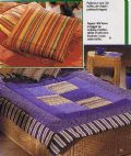 Klik her for at se flere billeder og f mere information om varen:  Hv 43-93-xx: Mønster: Patchwork Tæppe/pude i fl.str. *org*