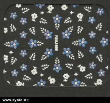 0009 - Micro Stix - Blå/hvide Blomster ca.80  på kort
