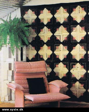 Ao 01-85-40: Mønster: Sy Patchwork Tæppe 215x212cm *org*