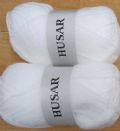 Klik her for at se flere billeder og f� mere information om varen:&nbsp; 011 Husar Acryl - HVID - 1ng.