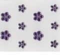 Klik her for at se flere billeder og f� mere information om varen:&nbsp; 2142 Rhinestone, Lille blomst af sten - Blank Lilla