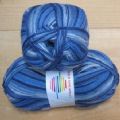 Klik her for at se flere billeder og f� mere information om varen:&nbsp; 102 Super Socks - Lys, Mørk Blå/Beige Print - 150g 1ng.