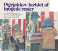 Klik her for at se flere billeder og f mere information om varen:  Ao 75-78-36: Mø: Hækl 2fors. Pigeveste i rester str. 100cl-5år *org*