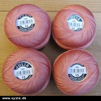 1487 - Julia Hæklegarn - Koral - 50g