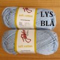 Klik her for at se flere billeder og f� mere information om varen:&nbsp; 8849 Soft Cotton - Lys Blå - 1ng