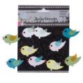 Klik her for at se flere billeder og f� mere information om varen:&nbsp; 3333 Vellum fugle 10ass. 18x30mm