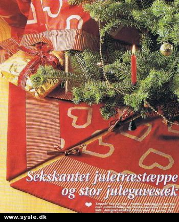 Fj 45-97-05: Mønster: Sy Juletræstæppe i 3kanter *org*.