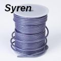 Klik her for at se flere billeder og f� mere information om varen:&nbsp; Ægte Læder Snor - Metallic Syren *FLOT Kvalitet*