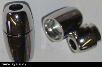 0752 - Magnetlås, Buet Cylender - 9x18mm ø:4mm - 1 stk.