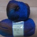 Klik her for at se flere billeder og f� mere information om varen:&nbsp; 447 Magic Multi meleret - Tyrkis/Lilla/blå/Brun - 100g 1ng.