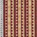 Klik her for at se flere billeder og f mere information om varen:  Patch. Mørk Rød/Beige m. zigzag strib B:115cm - pris pr. ½m