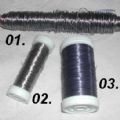 Klik her for at se flere billeder og f� mere information om varen:&nbsp; 01. Bindetråd - Sølvfarvet -  0,6mm 100g på rulle