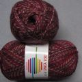 Klik her for at se flere billeder og f� mere information om varen:&nbsp; 0401 Strømpegarn Inka 100g -  Mø.Rød/Beige - 1ng.