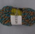 Klik her for at se flere billeder og f mere information om varen:  ::2514 Need - Soft Tweed - Tyrkis, Gylden - 50g 1ng.