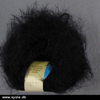 020 Freak Pelsgarn - Sort - 50g 1ng. *KUN 3ng. TILBAGE*