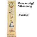 Klik her for at se flere billeder og f mere information om varen:  Bo 507/52/ Mønster: Dåbsklokkestreng - Stork/mor *org*