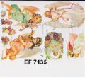 Klik her for at se flere billeder og f� mere information om varen:&nbsp; 7135 Glansbillede - 5 engle - 1ark