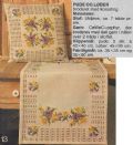 Klik her for at se flere billeder og f� mere information om varen:&nbsp; Hv 30-81-49: Mønster: Løber 90cm/Pude 40cm *org*