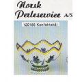 Klik her for at se flere billeder og f� mere information om varen:&nbsp; 120188 Mønster: Perlemønster, konfektskål m. krokus