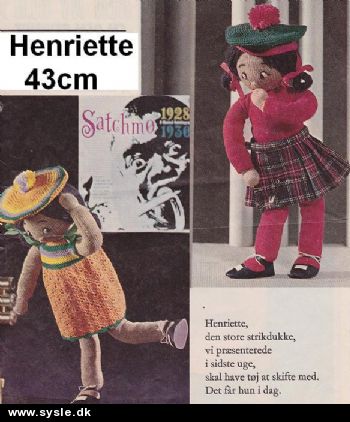 Hv 04-68-47 Mønster: Strik, sy, hækl tøj til Henriette *org*