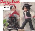 Klik her for at se flere billeder og f� mere information om varen:&nbsp; 08-90 Mønster: Strik dukker fra Spanien 45cm