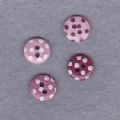 Klik her for at se flere billeder og f mere information om varen:  500 - Knapper Micro - 8mm Rosa - KUN mørk m. hvid prik