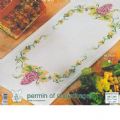 Klik her for at se flere billeder og f� mere information om varen:&nbsp; 7346 Mønster: Løber m. vindrueranker 30x71cm *org.mø*