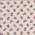 Klik her for at se flere billeder og f mere information om varen:  8592 Patch. Råhvid m. bl. blomster B:115cm - pris pr. ½m